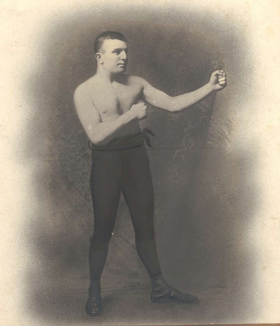 Photograph of boxer Albert Griffiths