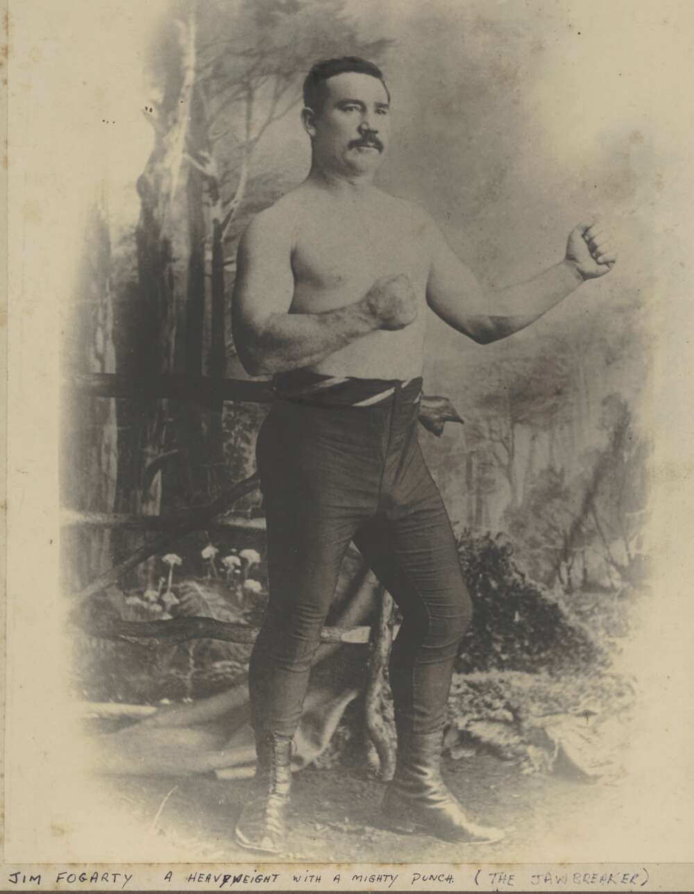 Photograph of boxer Jim Fogarty