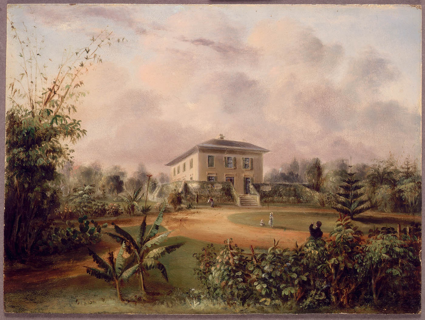 Painting of Barham Villa