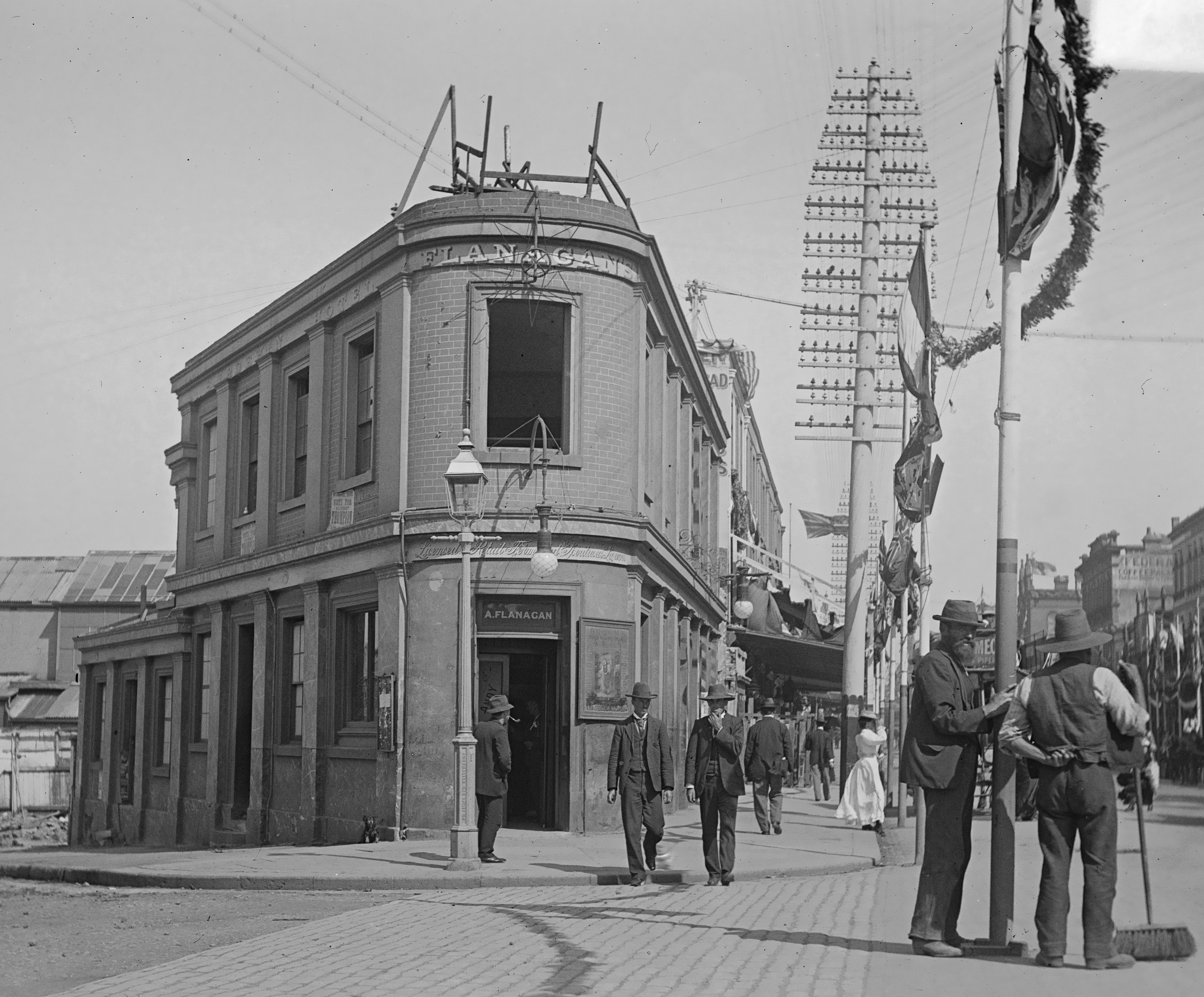 Photograph showing pub on a corner
